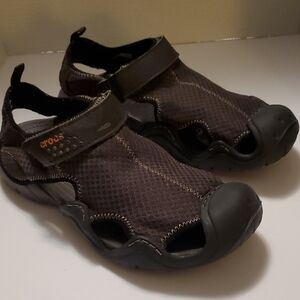 CROCS Men's Swiftwater Mesh Sandals Mesh Size 10
